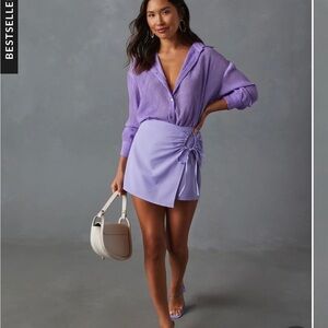 Vici Mariah Side Tie Skort (NWOT)